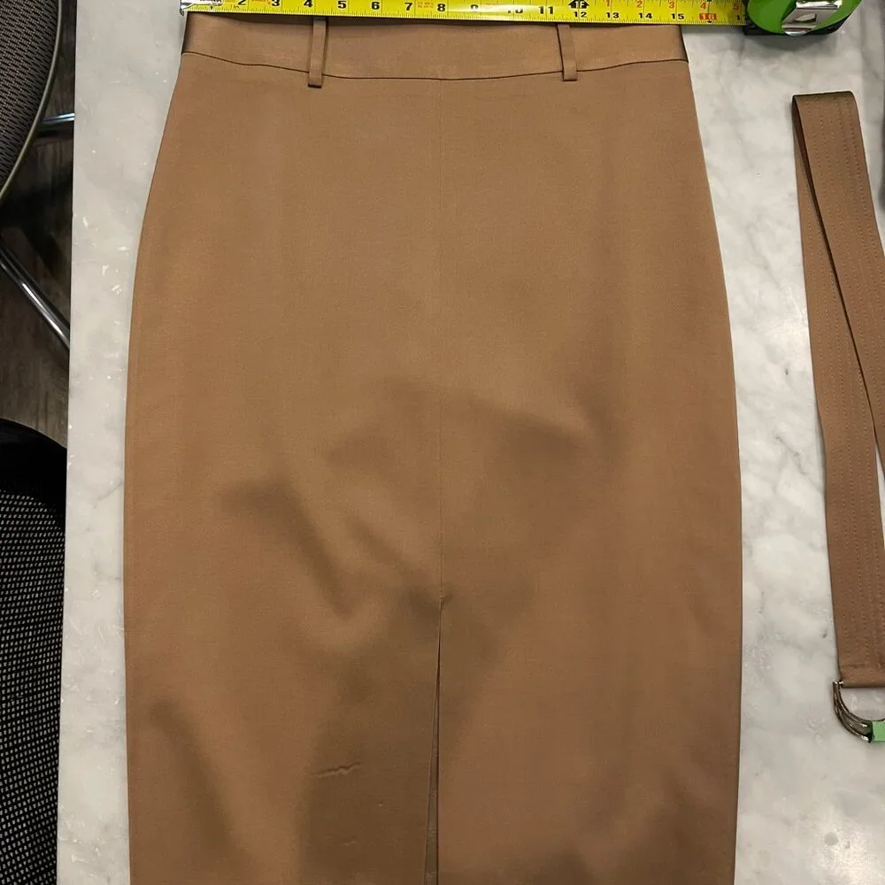 Reiss Byrn- Premium Paperbag Pencil Skirt - Picture 6 of 11